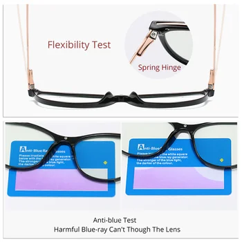 Ralferty Dekorativni Eyeglass Okvir za Ženske 2021 Kakovosti TR90 Anti Modra Kratkovidnost Okviri Spomladanski Tečaj Žensk Očala