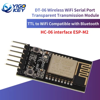 Dt-06 WiFi Brezžični Serijski Prenos Modul TTL za WiFi Združljiv Z Bluetooth HC-06 Vmesnik ESP-M2