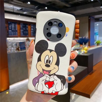Disney Mickey Mouse Šiv Primeru Mobilni Telefon za IPhone 12ProMax.11, X/XS, XR, 7/8 Plus HUAWEI Mate 40 30 Pro P40 30 Nova7 8