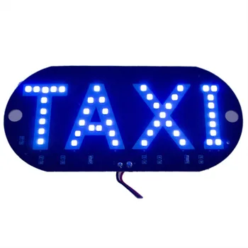 1Pc 12V LED Avto Taxi Cab kazalnik Brand New Visoke Kakovosti Prihranka Energije, Dolgo Življenjsko dobo Žarnice vetrobranskega stekla Prijavite Vetrobransko steklo Luči Lučka