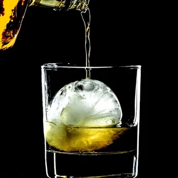 4 Votlini Ice Cube Maker Velika Velikost Žogo Ledu Plesni Področju Krog Viski Cocktail DIY Ice Jedra, Bar Kuhinja Orodje Ledu Žogo Plesni