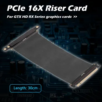 90 Stopinj PCI Express Visoko Hitrost 16x Prožni Kabel Kartice Podaljšanje Adapterja Riser Card Grafično Kartico Razširitev Kabel za IPC Ohišje