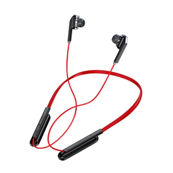 Bluetooth 5.0 Brezžični Športne slušalke Stereo Subwoofer Visi Vratu Visi Kovinski Magnetni šport Bluetooth Slušalke