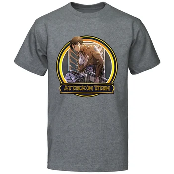 Napad Na Titan T Shirt Krilih Svobode Mikasa Mens T-majice Moške Japonski Anime Tshirt Poletje Moški Kratek Rokav Tee Bombaž Vrhovi