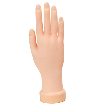 1pc Mehko Usposabljanje Prikaz Modela Roke Pro Praksi Nail Art Roko Fleksibilno Silikonsko Protetičnih Osebnih Salon, Manikiranje Orodja