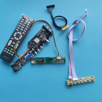 Komplet za B154EW02 v. 1 3363 DVB-T, USB, HDMI je združljiv TV krmilnik odbor 30pin DVB-C LCD 1 CCFL 15.4