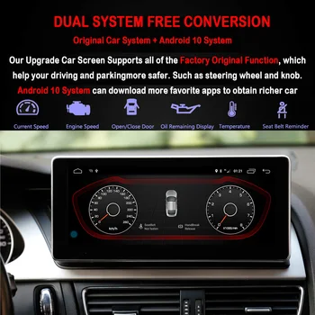 4+64 G Android Enota Stereo Prikaz Sistema za V5 SQ5 2009-2016 z Audi koncert/symphony radio, GPS Navigacija