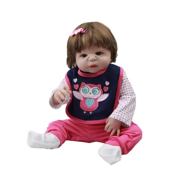 20 - 23inches Prerojeni Baby Doll Oblačila, Bombaž Obleko Za 50-58 cm, Silikonski Bebe Rodi Punčko DIY Otroci Igrače