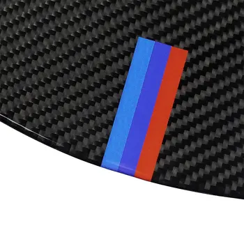 Ogljikovih Vlaken Avto Dodatki Notranjost nadzorni Plošči Rog Plošča Decals Kritje Trim Nalepke Za BMW 3 3GT Serije F30 F34 2013-2016