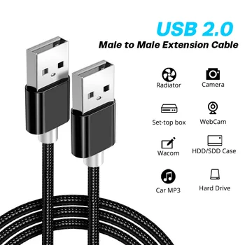 Fonken USB Podaljšek USB A Na USB Podatkovni Kabel PC Podaljšek Kabel za Trdi Disk Webcom Prenosnik USB Kabel Tablični Pribor