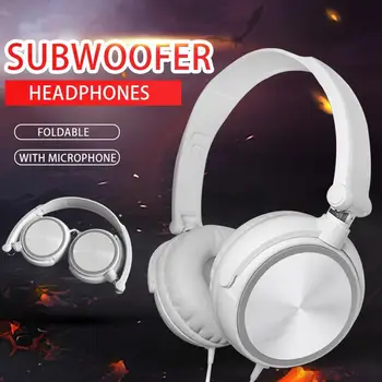 Novo S1 3,5 mm Žično Zložljive Slušalke Stereo Bas Slušalke MP3 Glasbo, K Pesem Gaming Slušalke Z Mikrofonom Za Mobilni Telefon, Računalnik