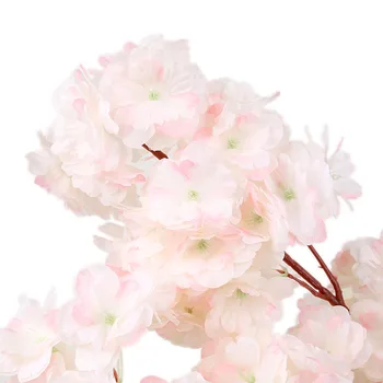 3 Veje Umetnih Češnjev Cvet Veje Ponaredek Sakura Cvet Stebla Več Cvet Glave 12 Barve Za Poroko Sakura Tree Okraski