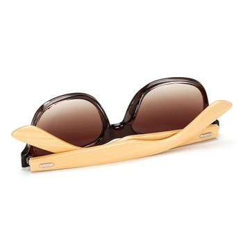 Lesene sončna Očala Moških Kvadratnih sončna Očala za Ženske Ročno Bambusa Retro Ogledalo Drving Očala Moški Luksuzne blagovne Znamke Oblikovalec UV400