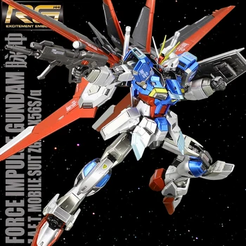 BANDAI RG 1/144 ZGMF-X56S-Sila Impulza Gundam Kovin, Sestavljanje, Barvanje Model Akcijskega Igrača Številke Darila za Otroke