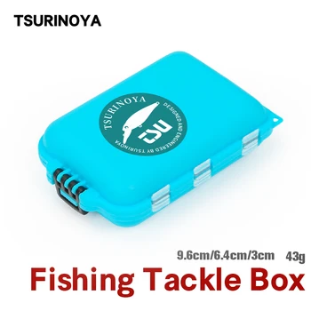 TSURINOYA Mikro Ribištvu Tackle Škatle 10 Oddelkov S Neodvisen Prostor Žlico Kljuke za Shranjevanje Primeru Ribolov Pribor Polje