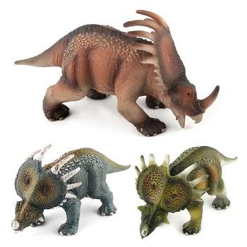 Styracosaurus Stegosaur Saichania Dinozaver Model Dragon Dimenzionalni Model Dekoracijo Izobraževalne Igrače Darilo