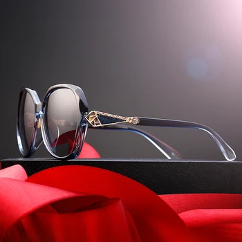 Ženska sončna očala Polarizirana Gradient Objektiv Luksuzni Ženske Oblikovalec Sončna Očala Pribor Za Ženske 3145