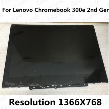 Original Novo Za Lenovo Chromebook / WINBOOK 300e 2. Gen Zaslon na Dotik MTK LCD Skupščine Računalnike Zaslon Okvirja Okvir