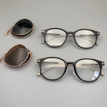 TF5644 Visoke kakovosti Titana Posnetke Očala Strokovno Custom-made Precription Očala za Kratkovidnost Hyperopic Progresivna Očala