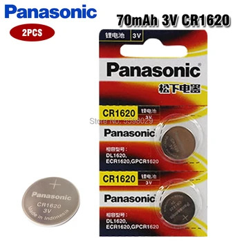 2Pcs/veliko PANASONIC BR1620 DL1620 ECR1620 CR 1620 3V Lithium Baterije Celice Gumb Kovanec Baterije