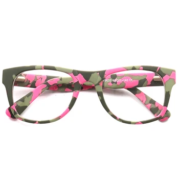Moški 2021 Kvadratnih Očala Okvirji Ženske Camo Optični Eyeglass Okvir Prikrivanje Krog Recept Rožnata Očala Modni Očala