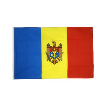 ZXZ Brezplačna dostava Moldavija zastava Banner 90x150cm Visi Moldavija Nacionalno Zastavo za izpolnitev /Parada /stranka /dekoracijo