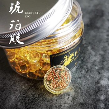 Gume delcev pregleden ogenj barva voska delcev amber gold seal vosek pečat ovojnici jasno znamk bullet list dekoracijo