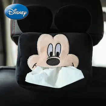 Disney Mickey Miške Minnie Avto Dobave Papirnato Brisačo Polje Risanka Srčkan Plišastih Stol Nazaj Sončnega Armrest Polje Papirnato Brisačo Pokrov