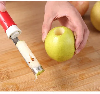 Kuhinja Orodje, Pripomoček, Apple Corer Pitter Hruška Bell Twist Sadje Jedro Semena Odstranjevalec Poper, Odstranite Jamo Sadje Lupilnikom Doma Cocina Nož