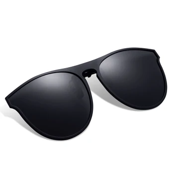 1 KOS Unisex sončna Očala Proti Bleščanju Vožnje Polarizirana Clip-on Očala Z Flip Up za Predpisovanje Očal z UV Zaščito 2021