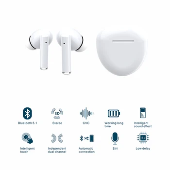 LEVANA TSPODS TWS Bluetooth 5.0 Slušalke Brezžične Slušalke Stereo Slušalke šport Čepkov s polnjenjem polje za vse pametni telefon