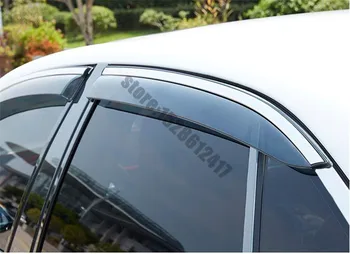 Za Mitsubishi Lancer-ex 2008-2019 Okno Vizir Vent Odtenek, Dež, Sonce Stražar Deflektor platnene strehe Zavetišča Zajema Avto Styling