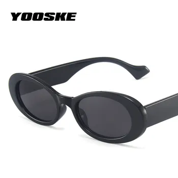 YOOSKE Retro Mala sončna Očala Ženske Ovalne sončne Očala za Moške blagovne Znamke Design Smolo Okvir Sunglass Modni Ženski Očala UV400