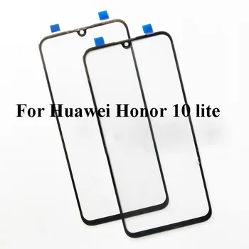 Za Huawei Honor 10 Lite Spredaj LCD Steklo Objektiv touchscreen Honor10 Lite zaslon na Dotik, Plošča Zunanji Zaslon Stekla brez flex 5.0