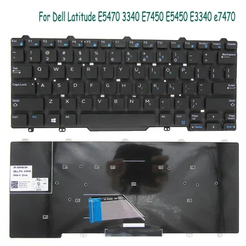 Nov Original Za DELL Latitude E5450 E5470 E7450 E7470 Laptop ni osvetljen NAS Tipkovnico 041MMG 41MMG Črna