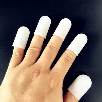 Silikonski Prst Zaščitnik Rokav Kritje Anti-cut Toplotno Odporen Prst Prst Skp Rokavi Kritje Rokav Prst Zaščite Pripomočke
