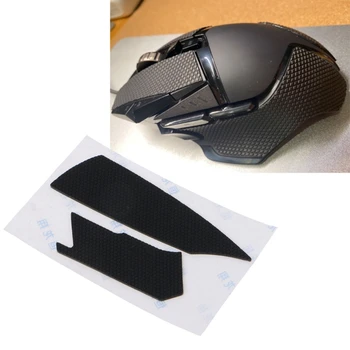 DIY Zanič Znoj Gaming Mišk Kože, Ultra-Tanek Anti-Slip Trak Stran Nalepke za Logitech G502 Žično/Wireles Mouse Black T21A