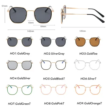 Yoovos Luksuzni Sončna Očala Ženske Retro Ženske Kovinska Sončna Očala Sončna Očala Ženske 2021 Očala Blagovne Znamke Design Kvadratnih Gafas De Mujer