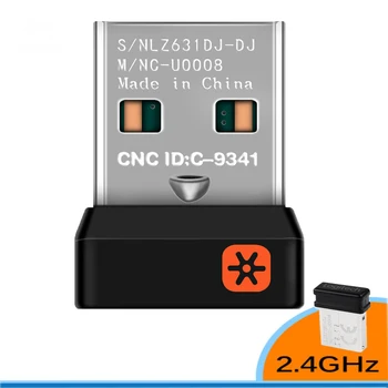 Brezžični Ključ Sprejemnik Poenotenje USB Adapter za Logitech Miške, Tipkovnice Povežite 6 Napravo za M950 M905 M705 M545 M525 M515