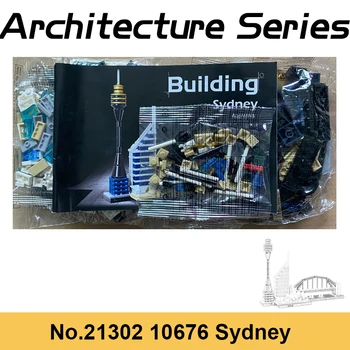 361pcs Arhitekture Serije Sydney Skyline Svetu orientacijskih Točk Združljivi Z 21032 Stavbe, Bloki, Opeke, Igrače Za Otroke Darila