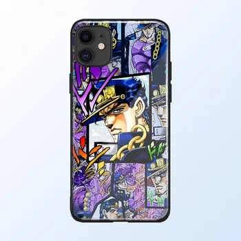 Kujo Jotaro jojo anime telefon primeru steklo lupini za iPhone SE 6s 7 8 x x x x xr xs 11 pro max Samsung S opomba 8 9 10 20 ultra Plus
