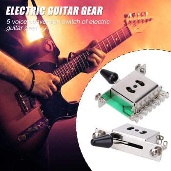 Kitara Pickup Selektor Igranjem 5 Način Dobave Ton Stikalo za Ljubitelje Glasbe za Kitaro ST OR Električni Deli Guitarra