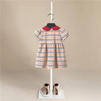 2020 Novo Modno Pomlad Obleke Malčka Otroci Baby Dekleta Mozaik Til Športna Oblačila Princesa Obleke 1-5years Girl Obleke
