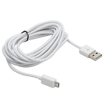 Nova Dolgo Micro USB Polnjenje Polnjenje 3 Meter Napajalni Kabel za PS4 Xbox En Krmilnik 3m