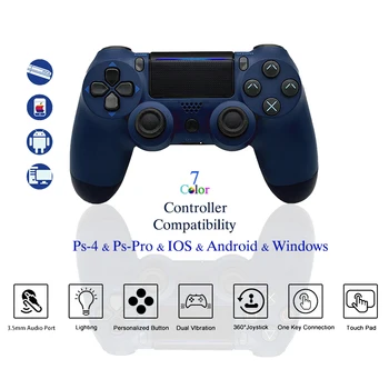 Brezžični Za Bluetooth PS4 Palčko Za Playstation4 Gamepad Krmilnika Igrajo station4 Za Play Station 3 Za PC IOS ANDROID