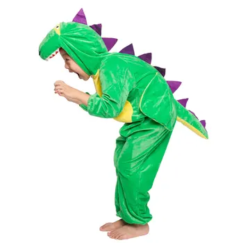 Otroci Otrok Živali Dinozaver Zmaj Kostum Cosplay Jumpsuit za Fante, Dekleta Halloween Party Mardi Gras pustna Pokrivala