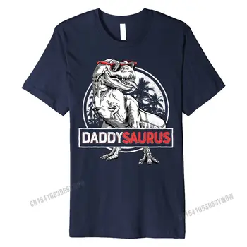 Daddysaurus majica svetovni Dan Očetov Darila, T rex Očka Saurus Moški Modi Meri Vrhovi Srajce Bombaž T Srajce za Moške Design