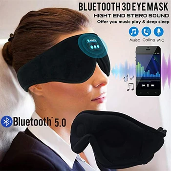 Spanje Slušalke 3D Masko Spanja, Bluetooth 5.0 Brezžični Glasbeni Oči Masko za Spanje, Slušalke za Nespečnost Stranski Pragovi