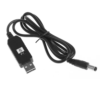USB DC 5V, Da 12V 2.1x5.5mm Moški Korak navzgor, Adapter Kabel Za Usmerjevalnik LED Trak Svetlobe 77UB