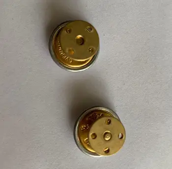 Par Svetovne Vojne nemški častniki zrn rami plošče gumb srebro 18 mm-33526